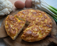 Omelete de couve-flor, uma receita fácil e com baixo teor de carboidratos para você se manter saudável