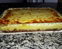 Escondidinho de mandioca com carne seca