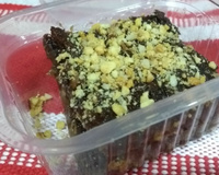 Brownie de banana e cacau