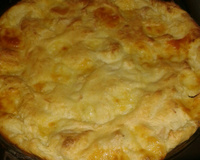 Souflé de queijo e presunto