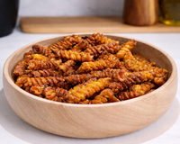 Fiz o salgadinho de macarrão na airfryer que está viralizando na internet e o resultado surpreendeu todo mundo aqui em casa!