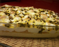 Pavê mousse de maracujá