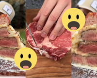 Bolo confeitado feito de CARNE? Essa receita bizarra viralizou na internet: você comeria?