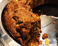 Bolo de Maçã Integral com Aveia e Passas