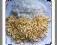 Frango cremoso com batata palha