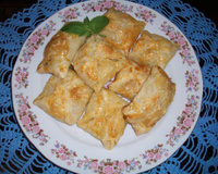 Folhadinho de palmito Natalino