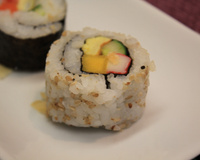 Sushi de legumes fácil