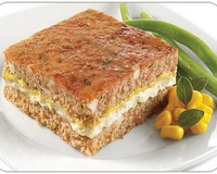 Bolo de carne moída e philadelphia