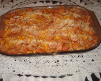 Macarrão com salsicha delícia