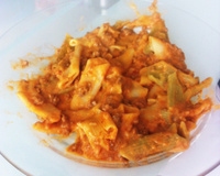 Macarrão de panela de presão com carne moída