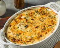 Esse gratinado de forno ficou pronto em 30 minutos e salvou meu jantar