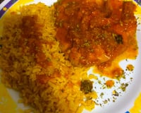 Cação ao molho vermelho