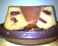 Bolo de Fuba com Goiabada