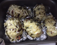 Batata assada com bacon