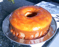 Bolo de fubá com goiabada