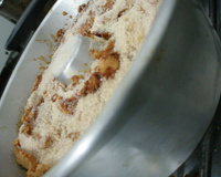 Torta de maçã crocante