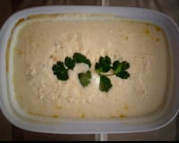 Salmão delicioso ao molho de camarão com catupiri