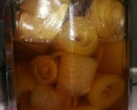 Doce de mamão verde em cubinhos