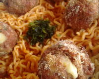 Polpetone assado e recheado