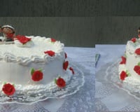 Bolo de maracujá trufado