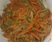 Refogado de Cenoura e Chuchu