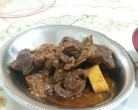 Ossobuco com mostarda e pirão