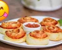 Mordidas macias que derretem irresistivelmente na boca: é isso que você vai sentir ao comer esse muffin de pizza