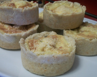 Miniquiche de milho verde com queijo