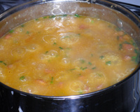 Canjiquinha de milho com costelinha de porco