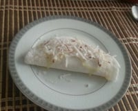 Tapioca de coco com leite condensado