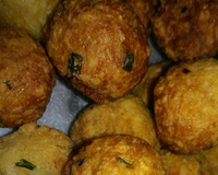 Bolinho de arroz simples da Valéria