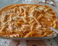 Macarrão penne na panela de pressão