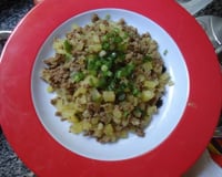 Picadinho de mamão verde