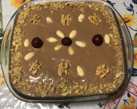 Pavê de nozes e amêndoas da Dani