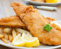 Peixe empanado na airfryer