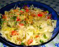 Salada de repolho com maionese