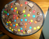 Pavê de abacaxi e chocolate