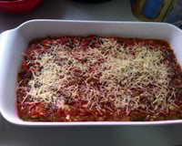 Nhoque recheado com frango e catupiry