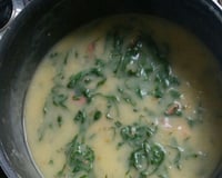 Caldo verde com couve