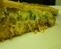 Torta salgada 2 recheios