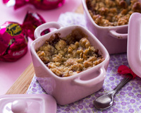 Crumble de Peras com Sonho de Valsa