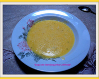 Caldo de mandioquinha cremoso