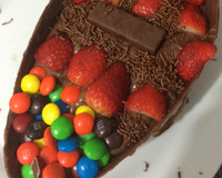 Ovo de Páscoa de colher com brigadeiro