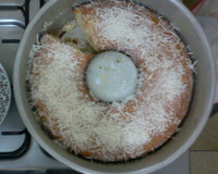 Bolo de leite fervendo