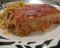 Torta de frango com batatas