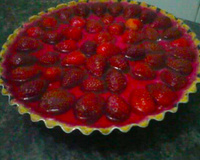 Torta gelada de morango
