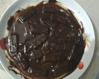 Torta de ganache com bis