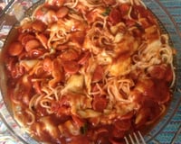 Macarrão sabor pizza