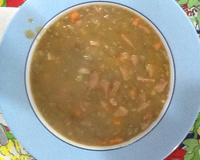 Sopa de lentilha da Pauleca