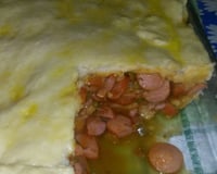 Cachorro quente de forno